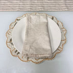 Beaded Botanical Petal Placemat - Set of 4
