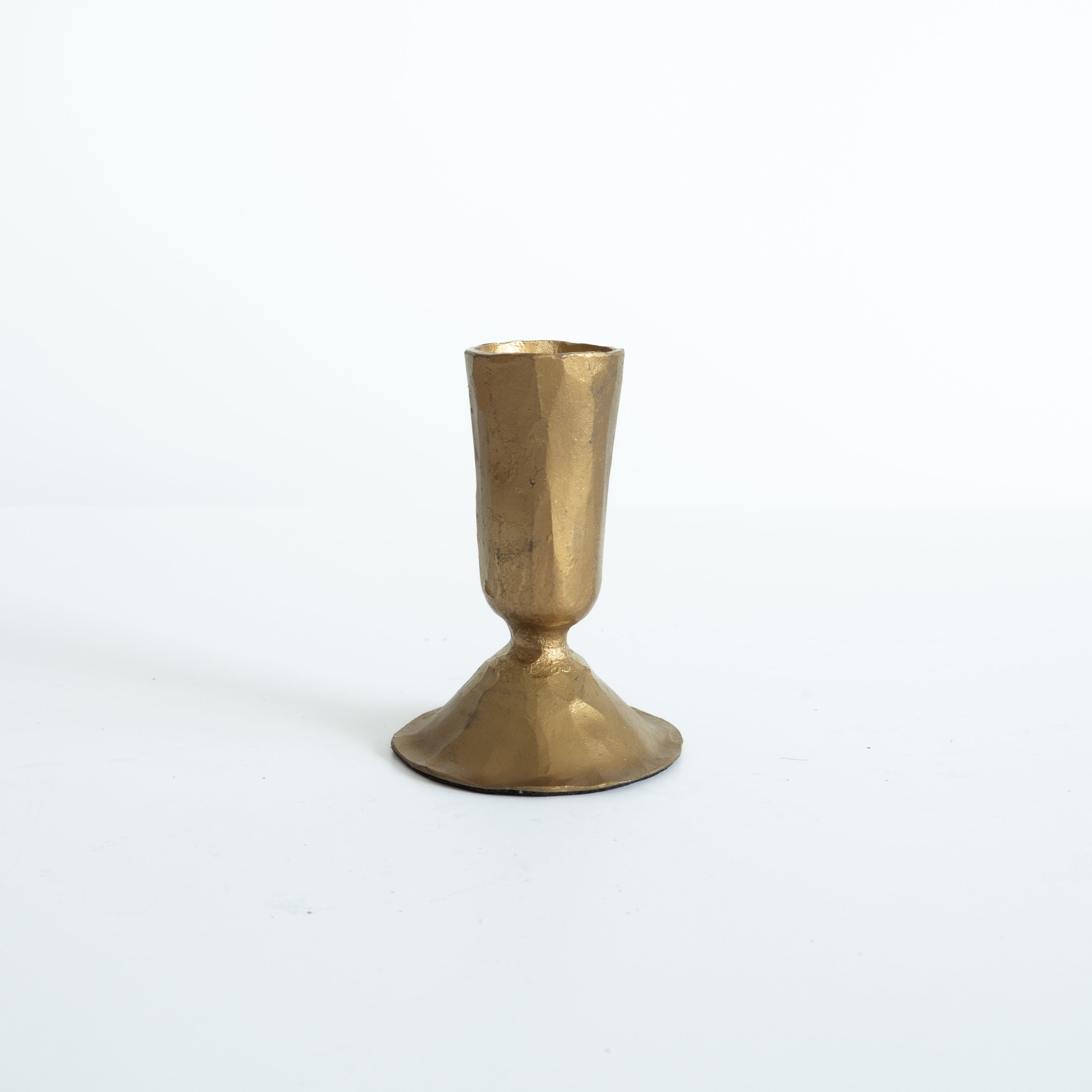 Metal Brass Taper Holder - Set of 2
