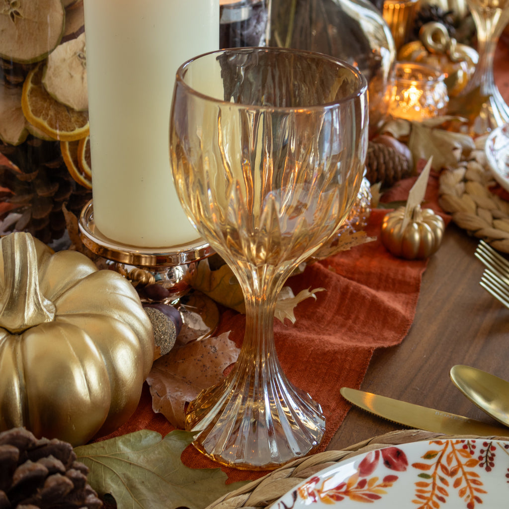 Goblet Crystal Glass - Set of 4