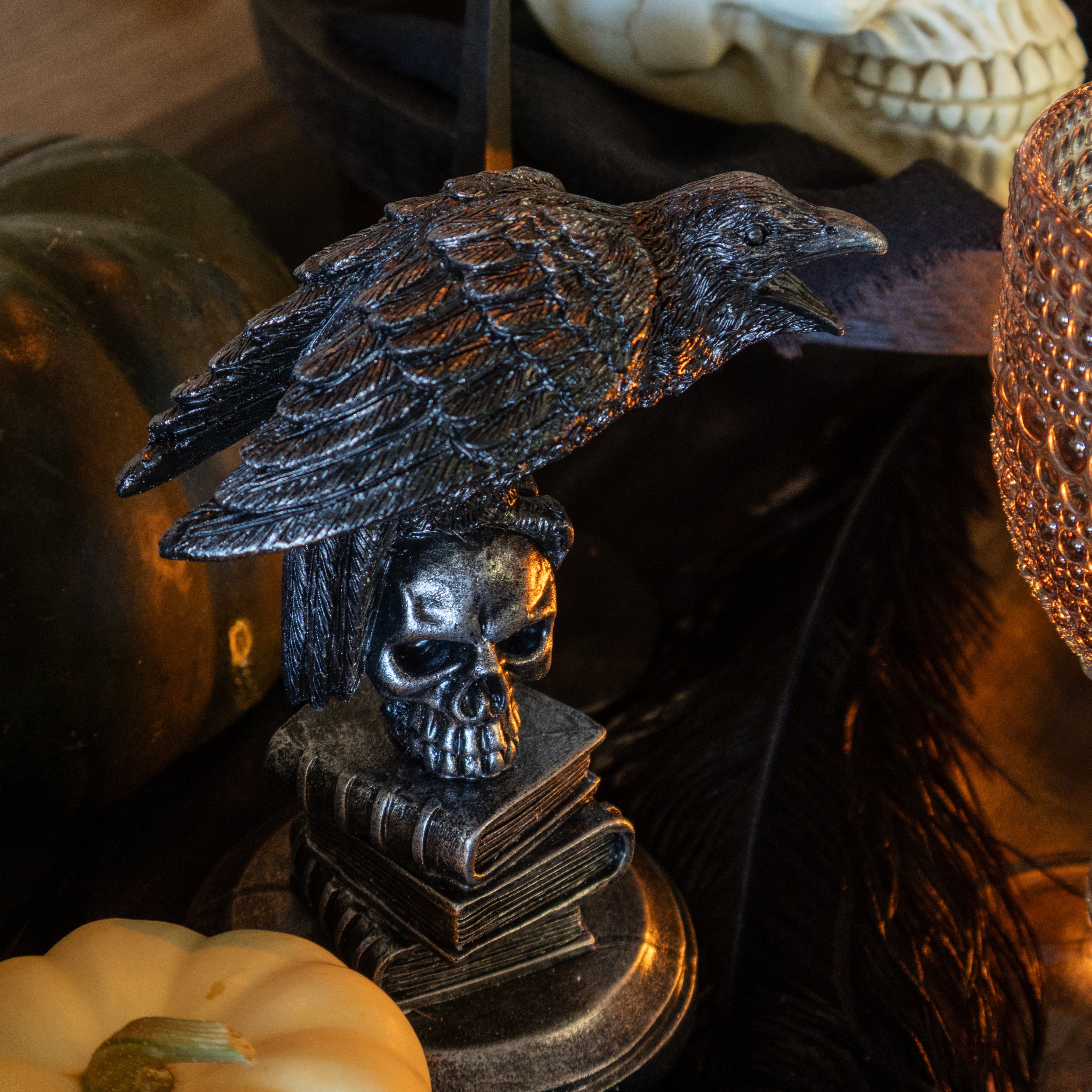 Keeper of Secrets Raven Figurine