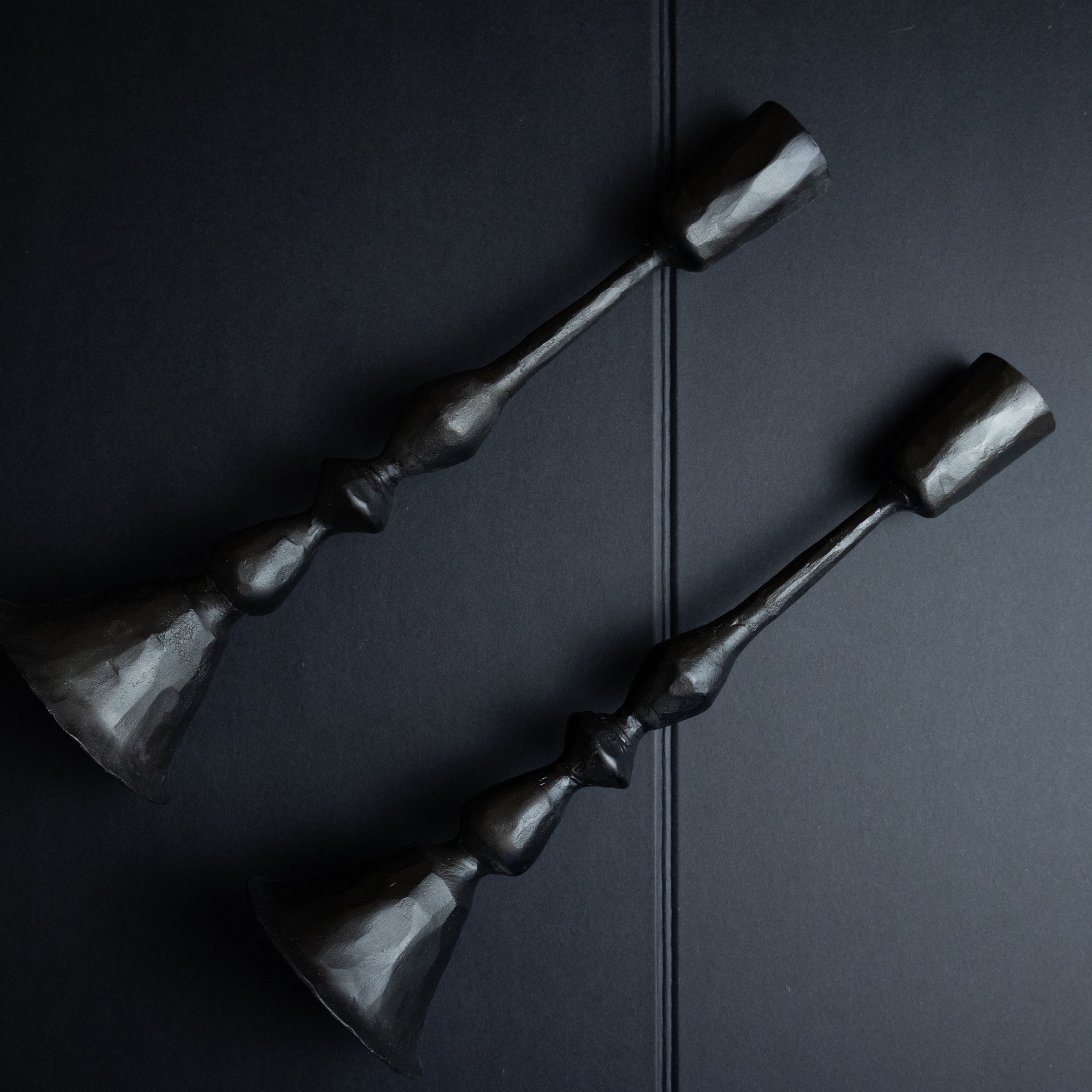 Jones Metal Taper Candle Holder - Set of 2