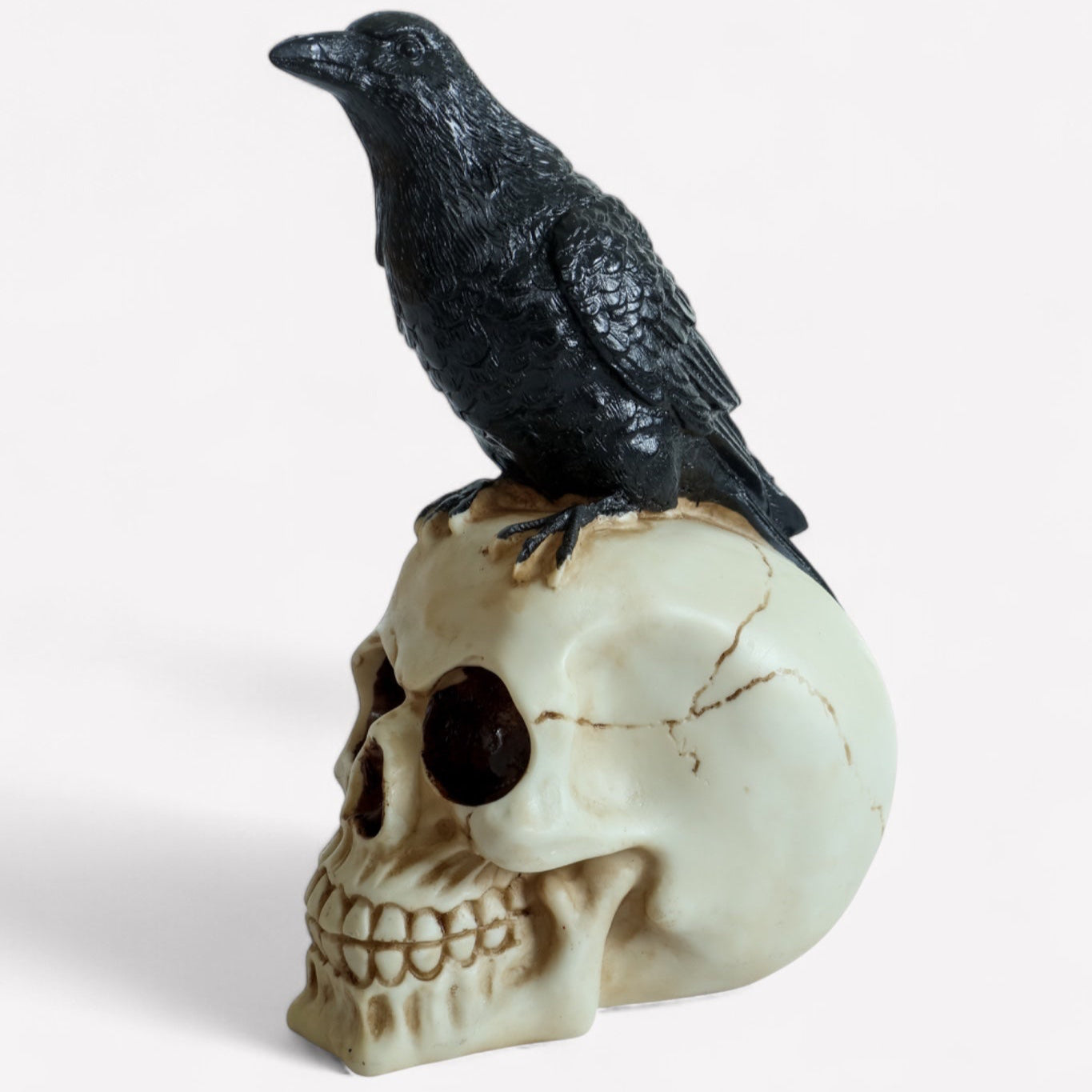 Raven Halloween Figurine