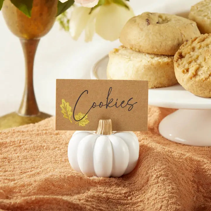 Pumpkin Placecard Holders - Set of 4